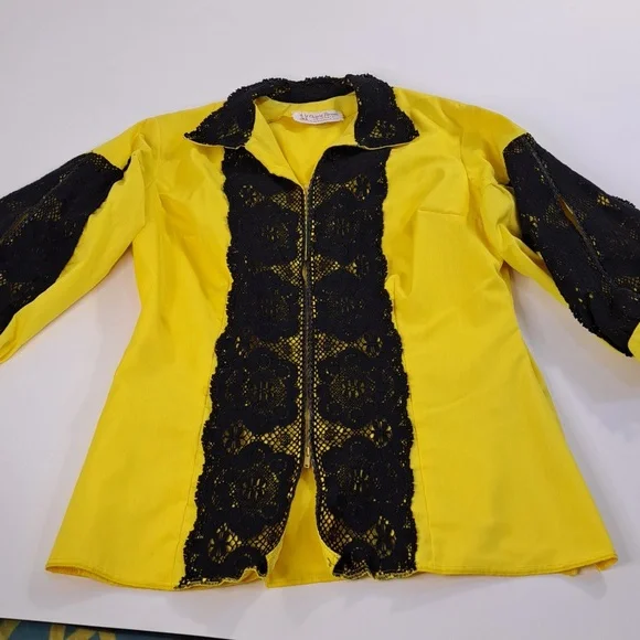 Vintage Desert Flower Orginals 70's Fiesta Dress Outfit Waist 35" Size M-L - Picture 6 of 15